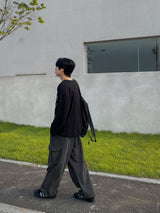 Pigment Stper Cargo Balloon Pants 2C