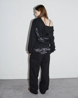 BDM Hoodie Zip Up Jacket Black
