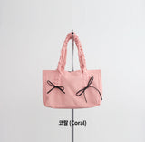 Arina Shirring Ribbon Shoulder Bag