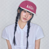 logo two tone cap red & ivory