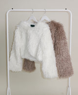 Angel Hairri Fur ボレロ ショートジャケット (Semi Cropped Jacket)