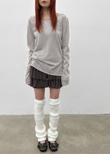 [MADE] Renic Two-Way Slit Button Knit