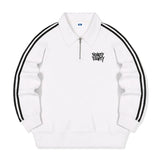 ラフ ミニ ロゴ トラック カラー ハーフ ジップアップ (2color)
