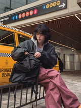 ユーティリティウォッシングワイドカーゴパンツ