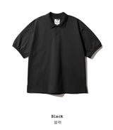 26SS★ Addant Silket Collar Short Sleeve T-shirt