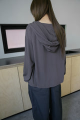 スムースフーディージップアップ(4colors)
