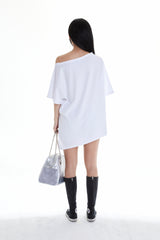 DEPARTURE CUBIC UNBALANCED TOP (WHITE)