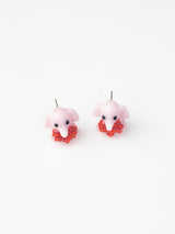 HEART PINK ELEPHANT EARRINGS