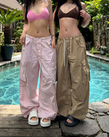 Pinter wide cargo pants (4 color)