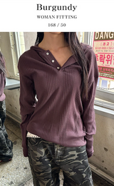 [Unisex] Relax golgi hood sleeves(4color)