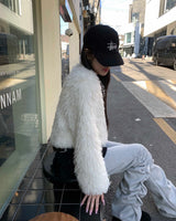 ヘアミニカーディガン