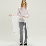 Ribon Lace Wrap White