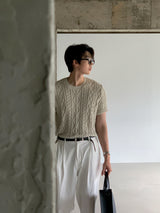 LMN Lake Pintuck Cotton Wide Pants (3 colors)