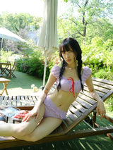 puff ribbon bikini