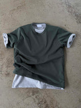 デイリーセミマッスルハーフTシャツ(9color)