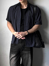 Zen Cropped Check Shirt