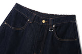 Back Pocket Artwork Denim Pants (Indigo)