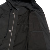 24FW SCRIPT LOGO PRINTING FISHTAIL JACKET BLACK