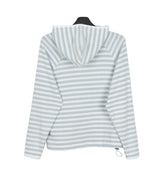 Veil diagonal button hood ST long sleeve