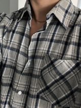  Glife S Daily Overfit Check Long Sleeve Shirt