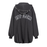 13DE MARZO Chains Hoodie Dress