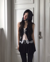 mica square dot scarf