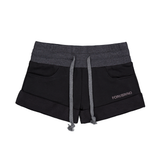 CUPID MINI SWEAT SHORTS [BLACK]