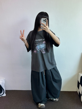 MY GALAXY☪🌌✨AURORA PRINTING T SHIRT 🎀🩶2COLOR