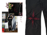 [Hand-Made「005」] Origami Pants_Black&Burgundy