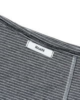 ストライプラップショートスカート (BLACK) 女性用