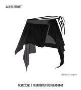 allbubble スターオブグレーショートスカート