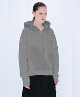 KNIT LAYERED HOODIE