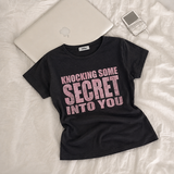 Secret Lettering Short Sleeve Tee (3 colors)
