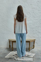 Bird button blouse