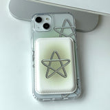 Green - スプリングスター Magsafe フォーンケース カードポケット セット