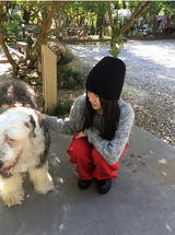 ベッチルーズフィットVネックウールニット（3c）