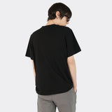 Ocean Metaverse Embroidery Short Sleeve T-shirts (Black)