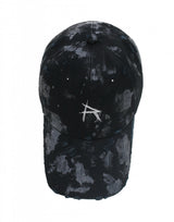 dirty gray coating destroyed ball cap