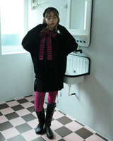 Box pleats logo mtm / black