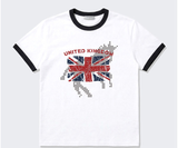 エッセンシャルスタンダードショートスリーブリンガーTシャツユニオンホース ホワイト