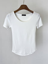 モダルUネックTシャツ (4C)