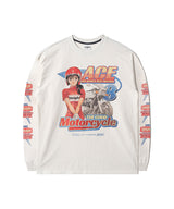 LB Ace Motors Washed Long Sleeve (Ecru)