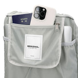FLAP STRING BACKPACK / GRAY