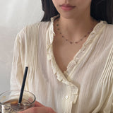 [MADE] Stone dot necklace