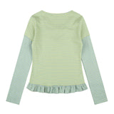 Pippa Dot Stripe Layered Tee