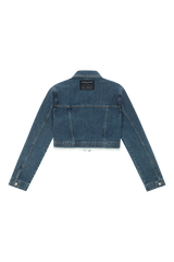クロップデニムジャケット (FOR UNISEX)