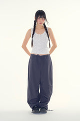Nomad strap nylon wide pants