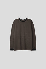 No.1117 ピグメントストライプルーズTシャツ (4color)