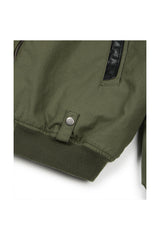 WASHED BOMBER JACKET (KHAKI)