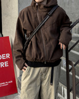 Bio unbalanced corduroy warmer jacket